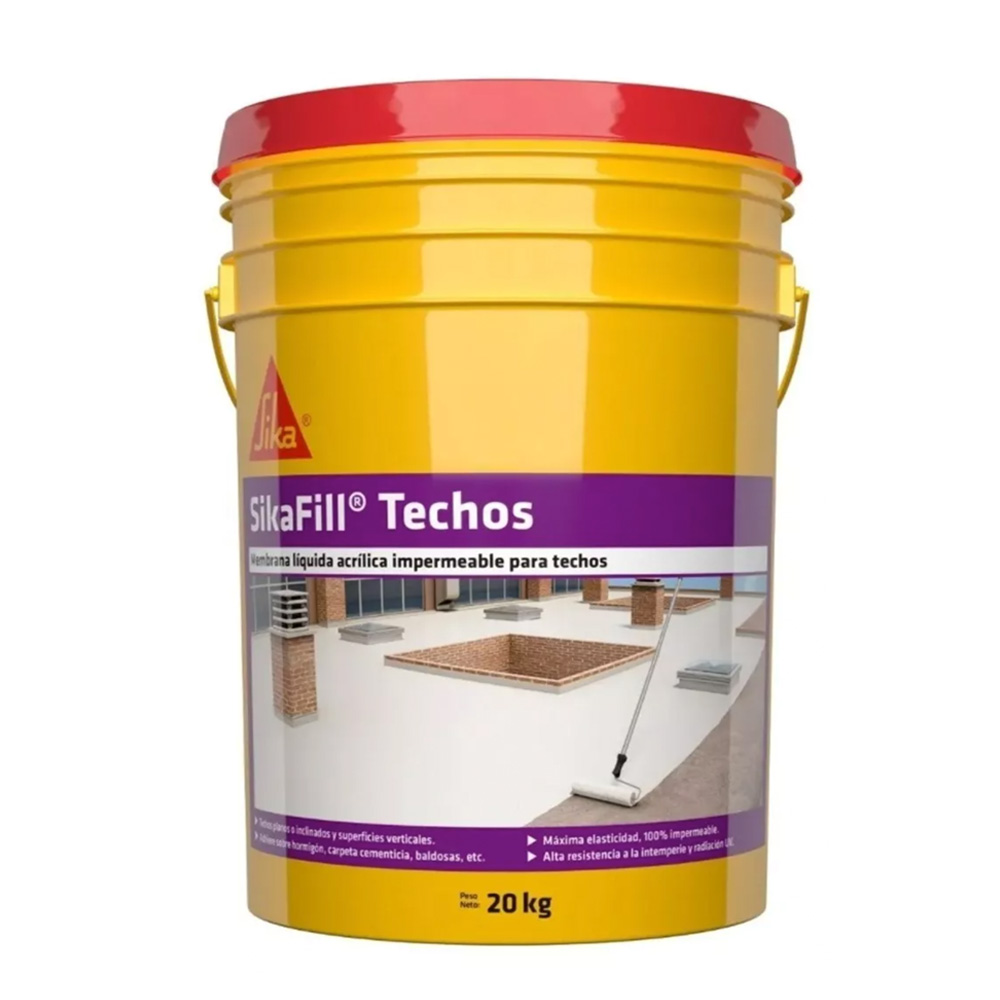 Sikafill techos sin fibra  x 20 kgs.