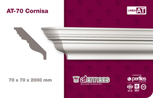Molduras Atenneas at-70 x 2 mts. 