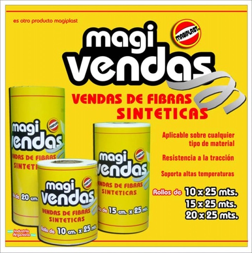 Venda Magiplast fina 1mt. x 25 mts.
