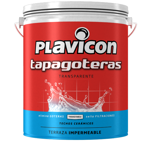 Tapagoteras Plavicon transparente x 10 lts.