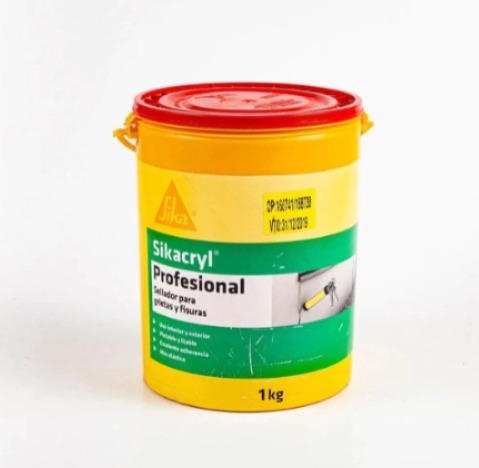 Sikacryl sellador Blanco x 1 kg.