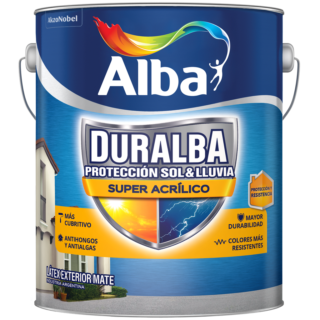 Duralba latex ext. x 4 lts.