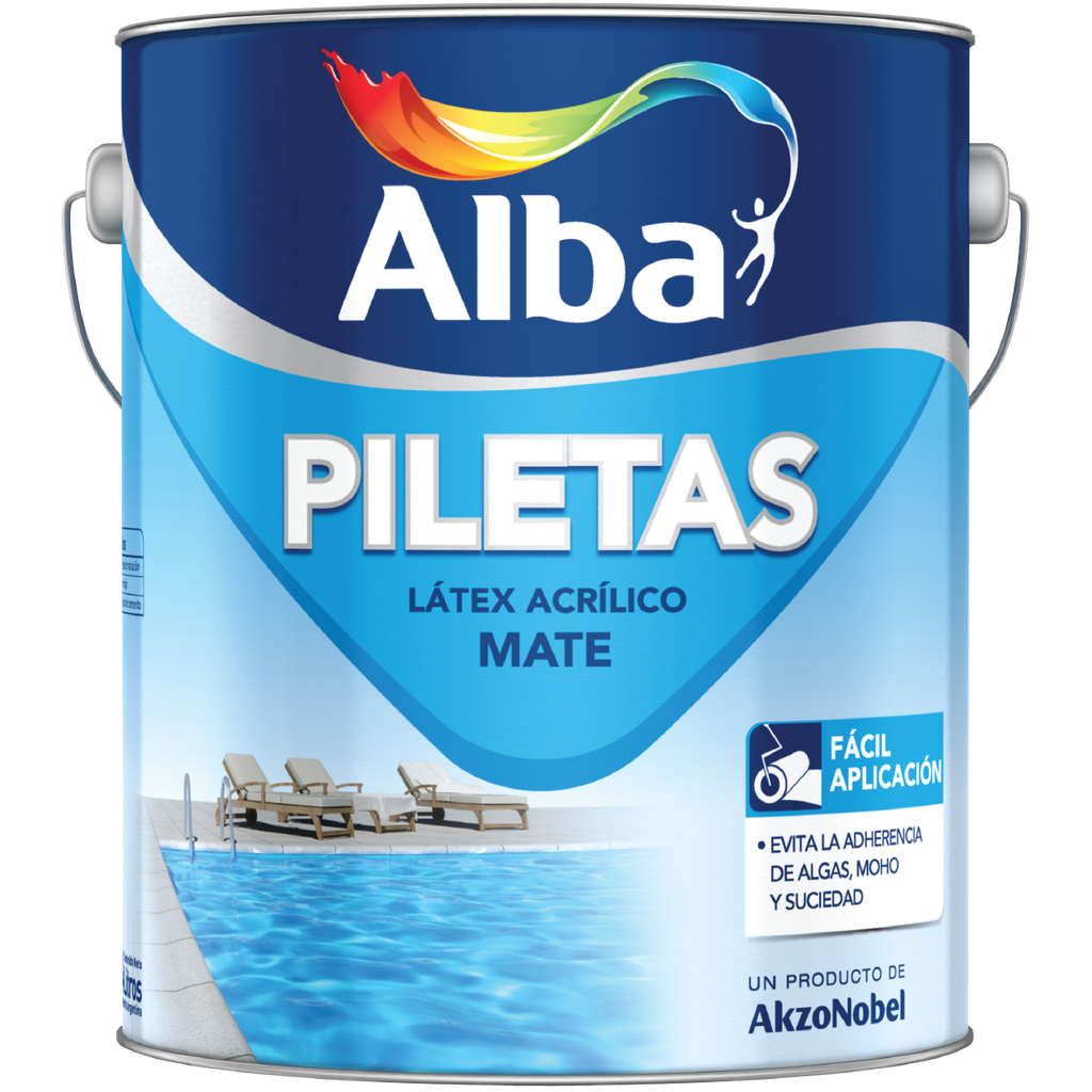 Pileta Alba latex acrilico x 4 lts.