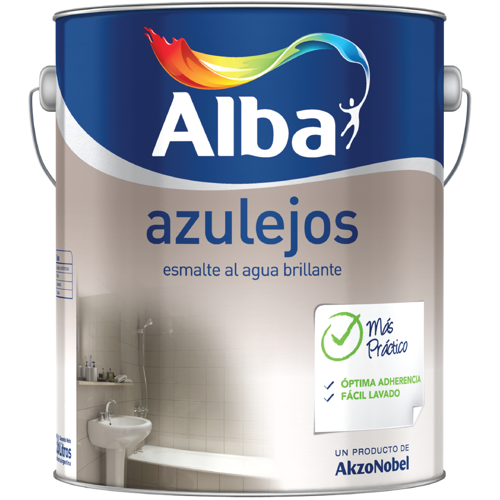 Esmalte azulejos Alba Blanco x 3.6 lts.