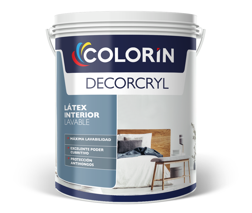 Decorcryl Blanco Latex Interior Lavable Mate x 4 Ltos.