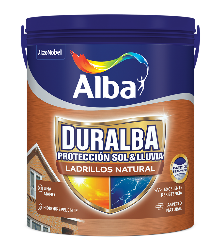 Duralba ladrillos mate (sin pelicula) Natural x 20 lts.