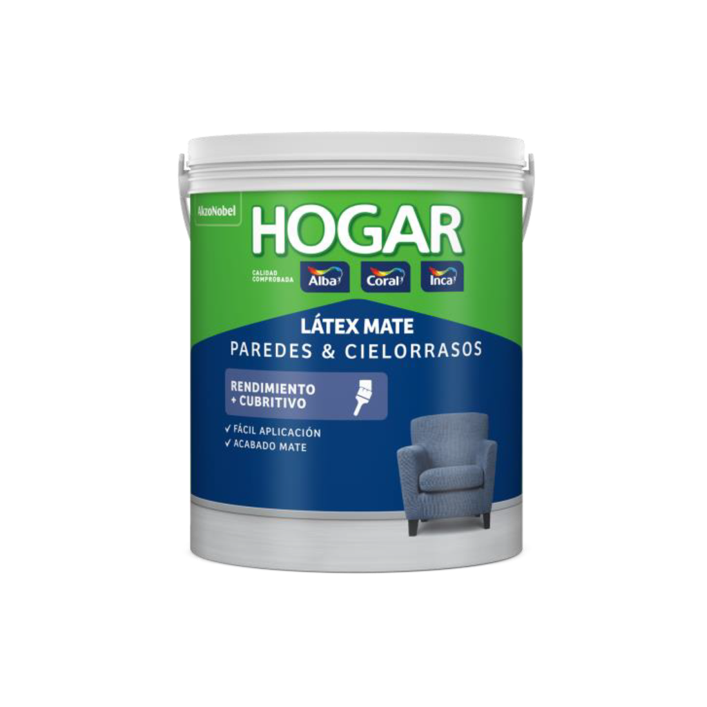 Hogar latex interior blanco x 20 lts.