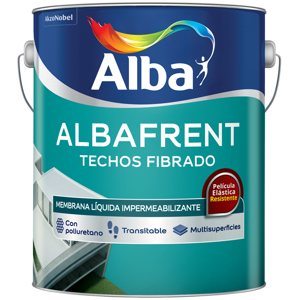 Albafrent techos fibrado blanco x 10 lts.