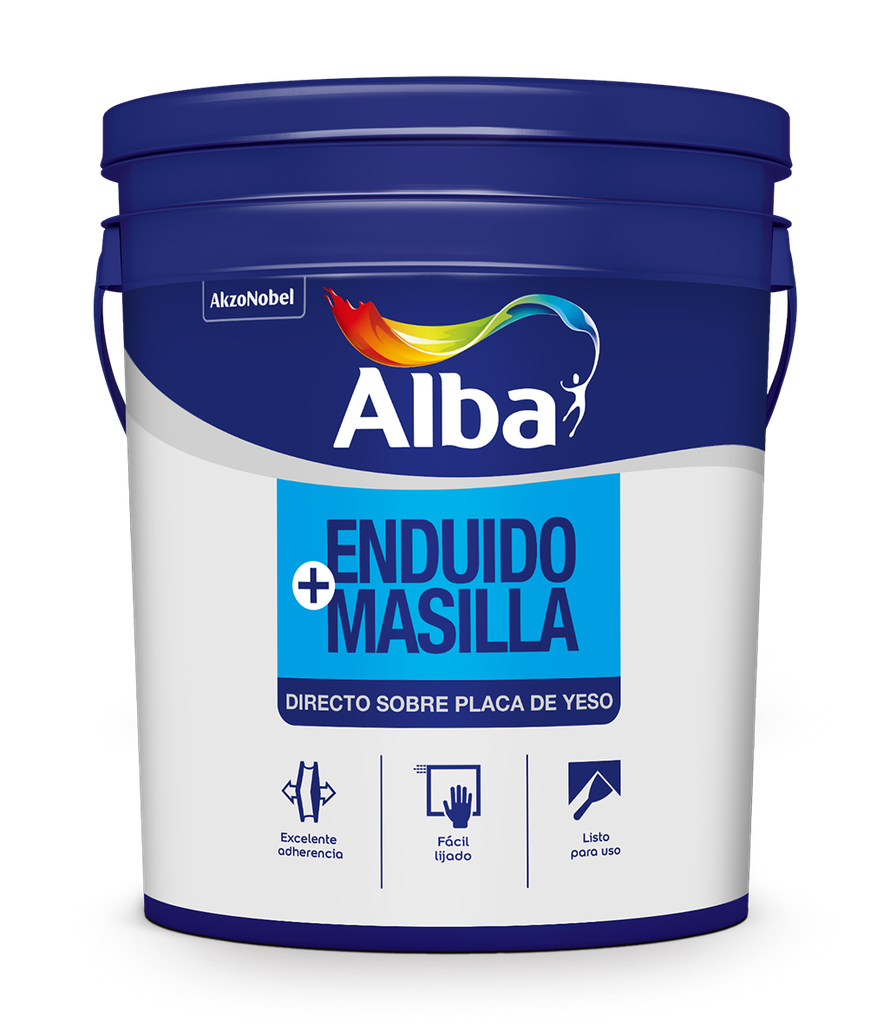 Alba enduido interior+masilla standard x 10 lt./16.5 kgs,