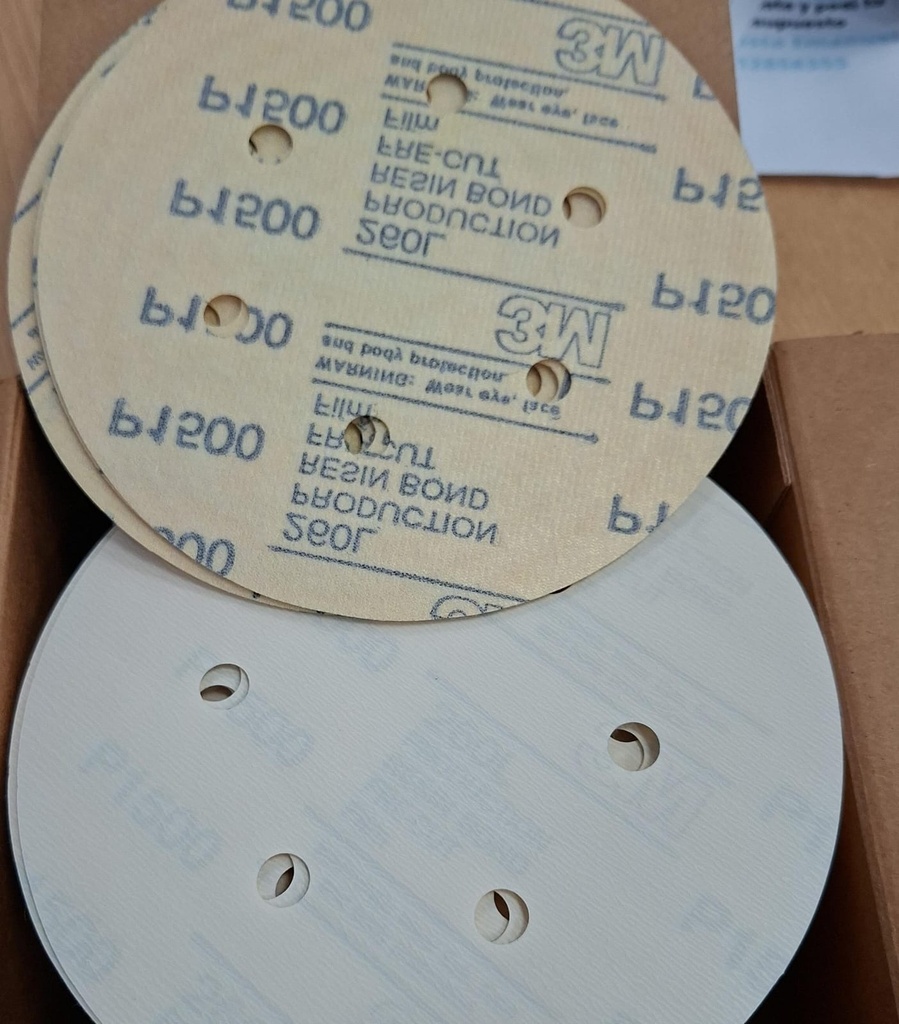 Disco abrojo grano 1500 c/asp 6"