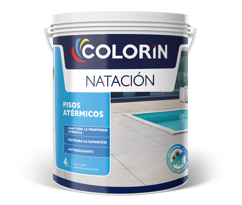 Colorin Natacion Pisos Atermicos x 4 lts.