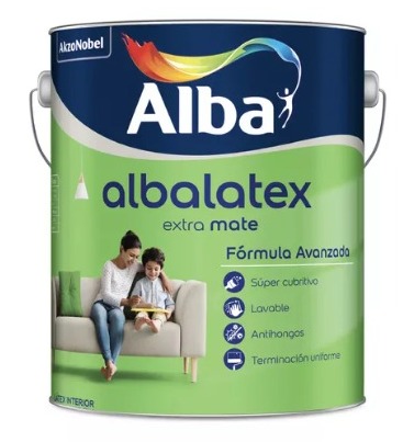 Albalatex blanco mate x 10 lts.