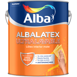 [1169001020] Albalatex Ultra lavable blanco x 20 lts.