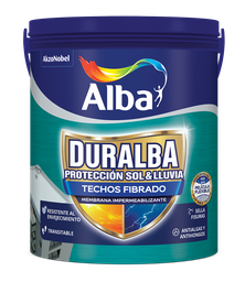 Duralba techos fibrado x 10 lts. 