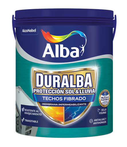 Duralba techos fibrado x 20 lts.