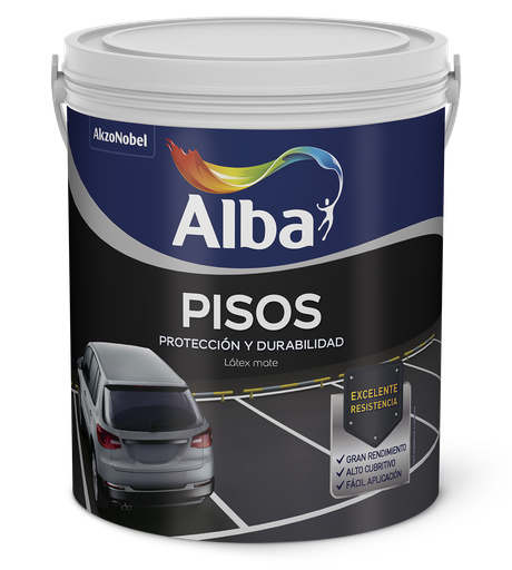 Pisos latex Alba antideslizante x 4 lts.