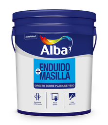 [1522101010] Alba enduido interior+masilla standard x 10 lt./16.5 kgs,