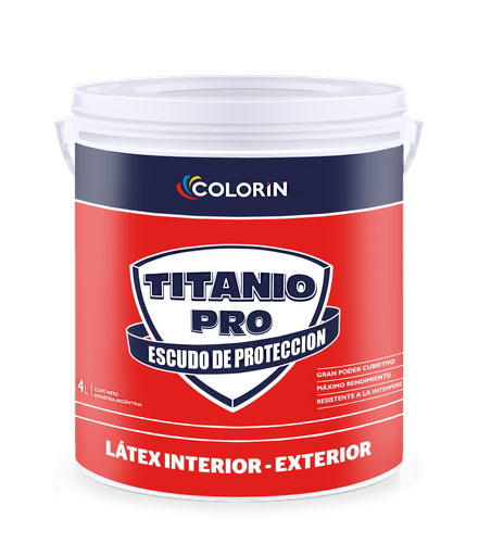 Titanio Pro latex interior/exterior Blanco x 20 lts.