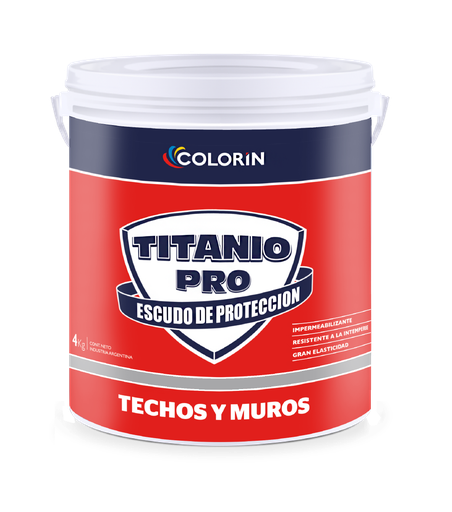 Titanio Pro Techos y Muros Blanco x 10 Kgs.