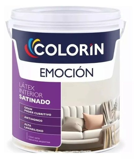Emocion latex satinado sedoso Blanco x 10 lts.