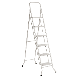 [38408000005] Escalera metalica tipo brasilera 5 escalones 1.60 mts.