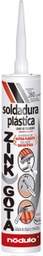 [67500001012] Soldadura plastica Zinkgota Gris x 280 cc.