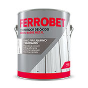 Ferrobet fondo galvanizado Blanco x 1 lt. 