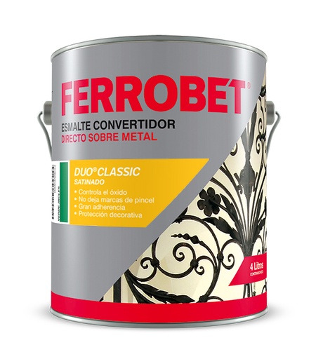 Ferrobet Duo satinado x 1 lt.
