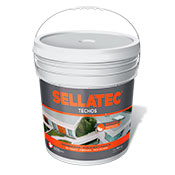 Sellatec techos membrana PU pasta blanco OUTLET x 5 kgs.