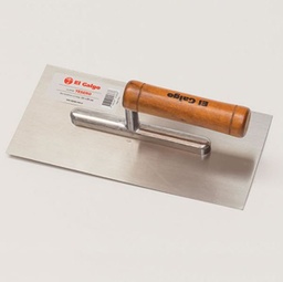 [7999003001] LLana yesero metalica lisa El Galgo 12cm.  x 25cm.