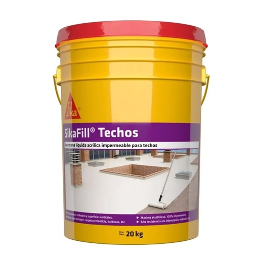 Sikafill techos sin fibra  x 20 kgs.