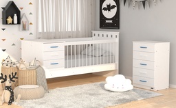 [56115] CAMA CUNA FUNCIONAL SERIE 5 BLANCO