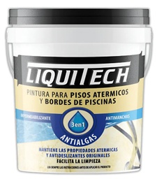 Liquitech pisos y bordes atermicos de piscinas 4 Lts